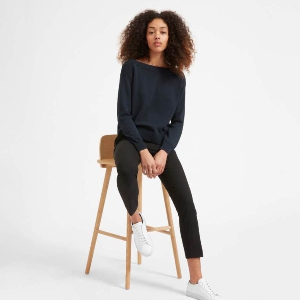 Everlane Soft Cotton Boatneck Sweater